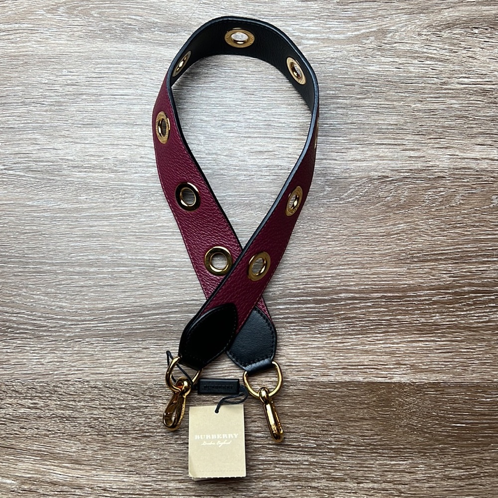 Burberry Mini Eyelets Bag Strap NWT MSRP $575